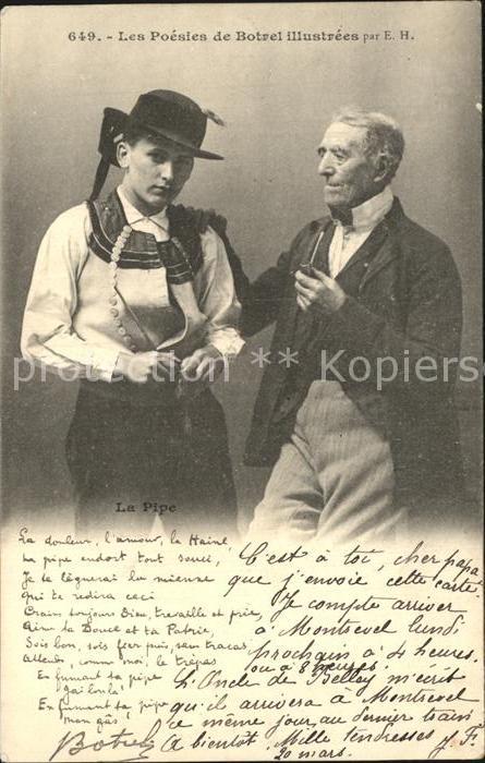 Trachten Frankreich Les Poesies de Botrel illustrees