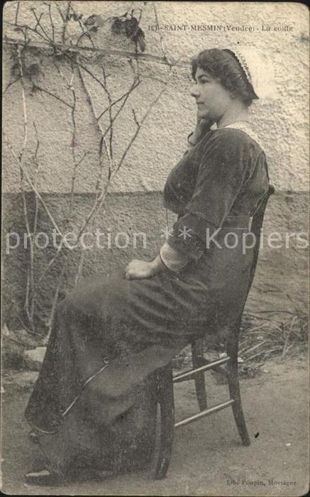 Trachten Frankreich Saint-Mesmin La Coiffe