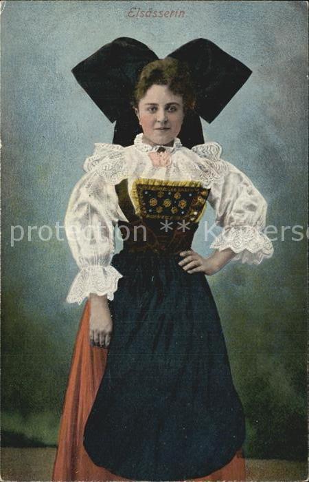 Trachten Alsace Elsässerin