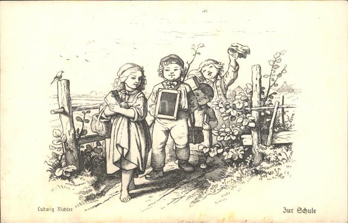 Richter Ludwig Zur Schule Kinderleben