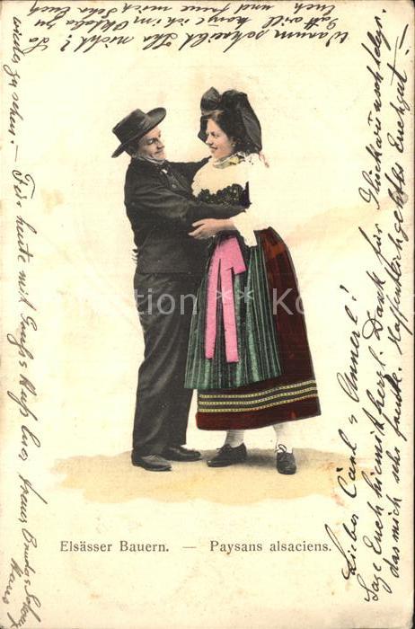 Trachten Alsace Elsässer Bauern