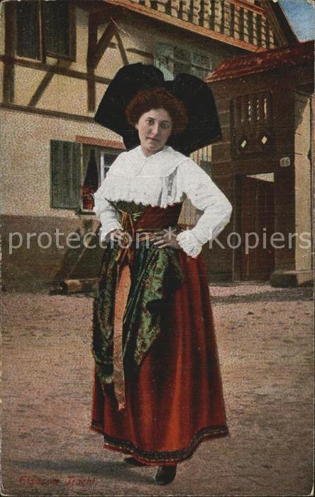 Trachten Alsace Elsässerin