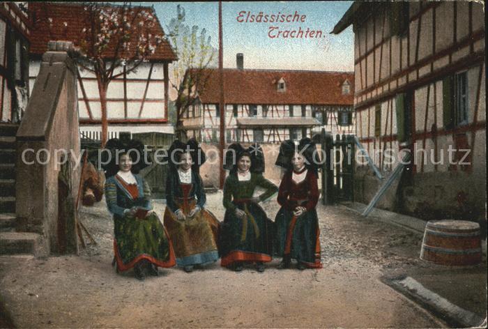 Trachten Alsace Elsässerinenn