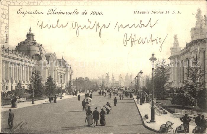 Exposition Universelle Paris 1900 Avenue Nicolas II