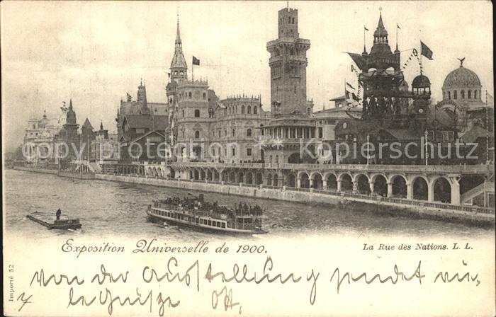 Exposition Universelle Paris 1900 Rue des Nations