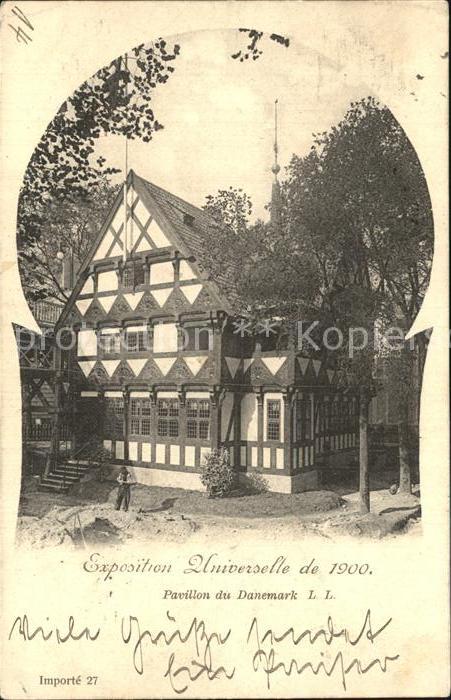 Exposition Universelle Paris 1900 Pavillon du Danemark