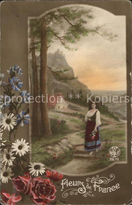 Verlag Noyer (AN Paris) Nr. 2670 Fleurs de France