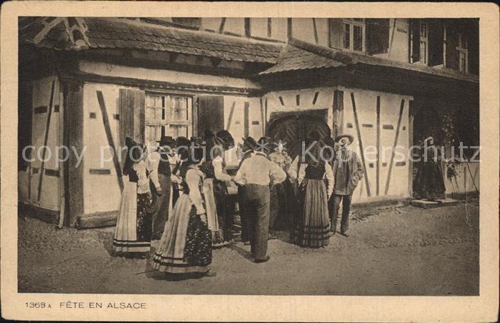 Trachten Alsace Fete en Alsace