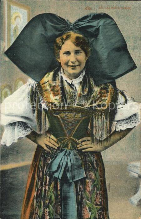 Trachten Alsace Elsässerin