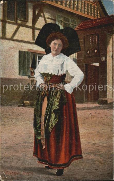 Trachten Alsace Elsässerin