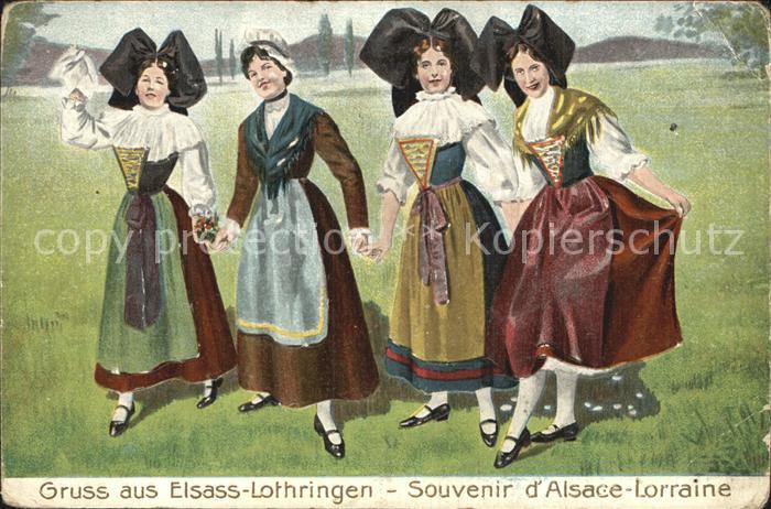 Trachten Alsace Elsass Lothringen