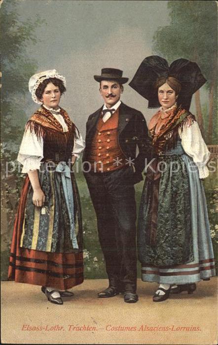 Trachten Alsace Elsass Lothringen