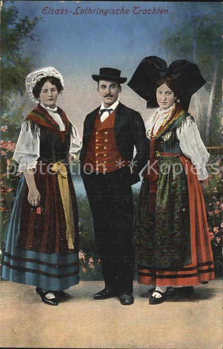 Trachten Alsace Elsass Lothringen
