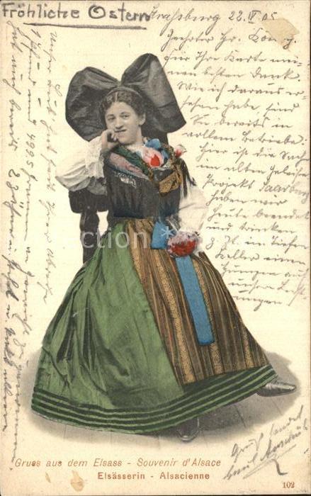 Trachten Alsace Elsässerin Alsacienne