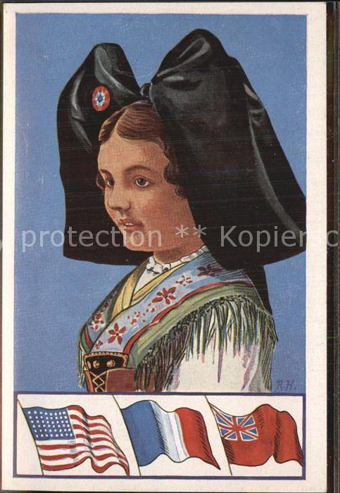 Trachten Alsace Fahnen