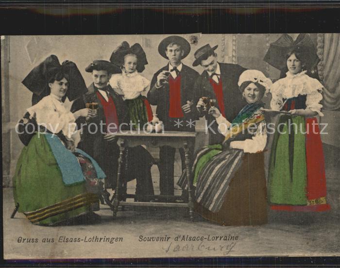 Trachten Alsace Elsass Lothringen