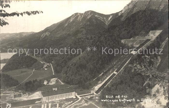Walchsee Tirol Walchsee Kraftwerk