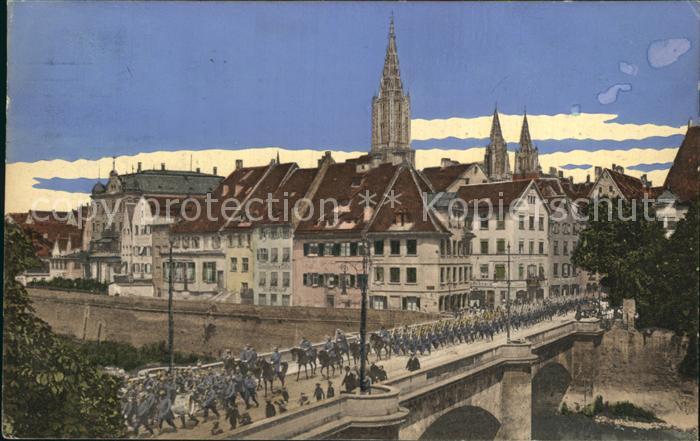 Ulm Donau Donaubruecke Muenster