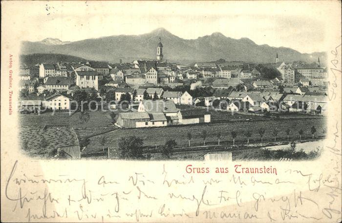 Traunstein Oberbayern Stadtansicht