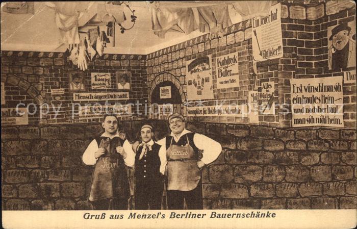 BERLIN CITY Menzels Berliner Bauernschaenke