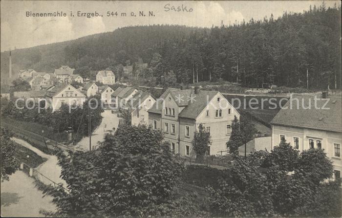 Rechenberg-Bienenmuehle Osterzgebirge Ortsblick
