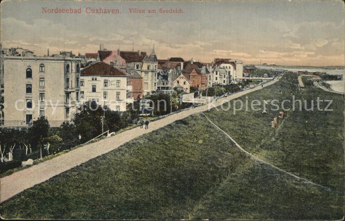 Cuxhaven Nordseebad Villen am Seedeich