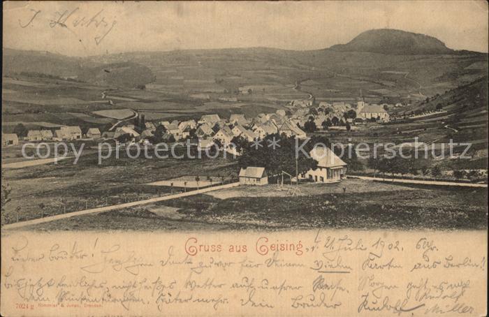 Geising Erzgebirge Panorama