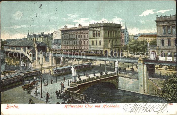 BERLIN  CITY Hallesches Thor mit Hochbahn