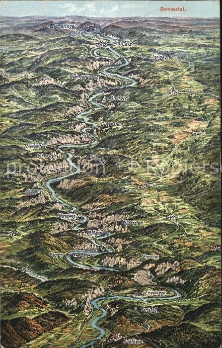 Donautal Panoramakarte