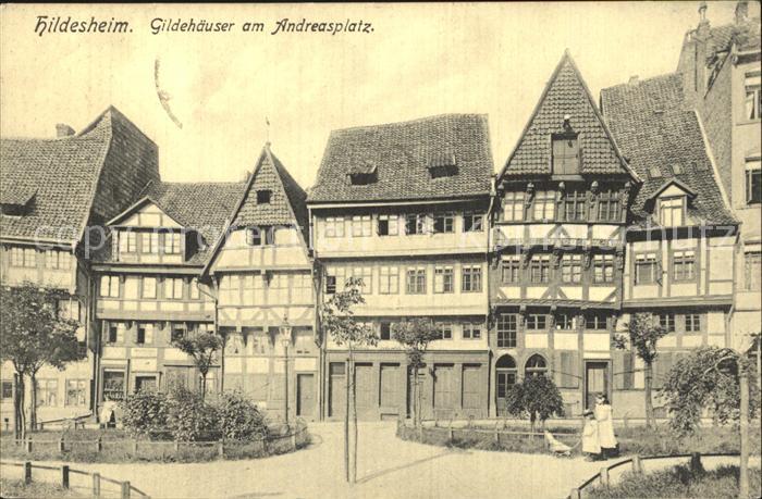 HILDESHEIM  CITY Gildehaeuser am Andreasplatz