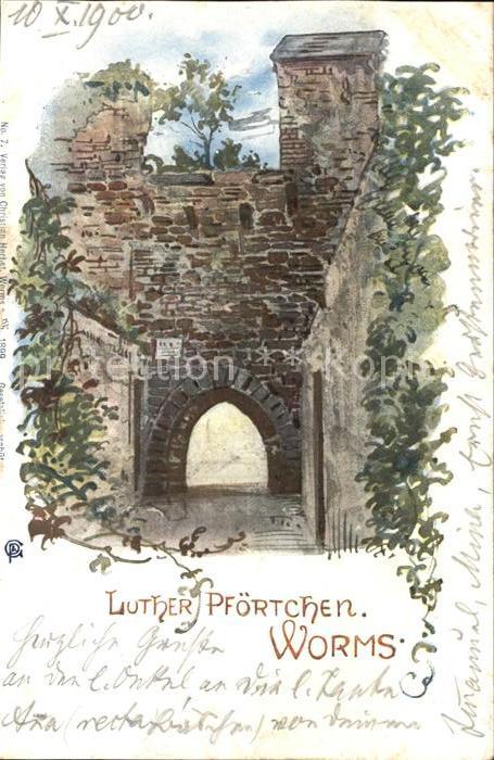 Worms Rhein Luther Pfoertchen