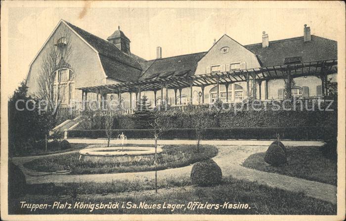 Koenigsbrueck Truppenplatz Neues Lager Offizierscasino