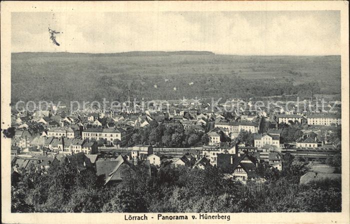 LoeRRACH Baden BW Panorama vom Huenerberg