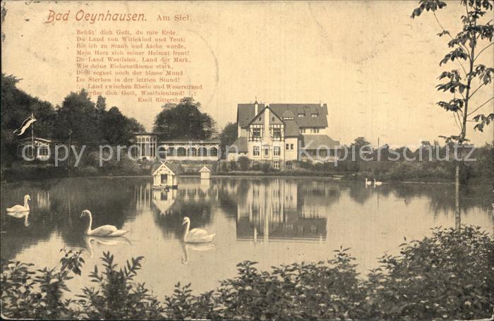 Bad Oeynhausen Am Siel Schwanenteich