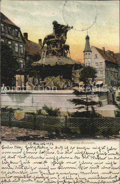 Detmold Donop Brunnen