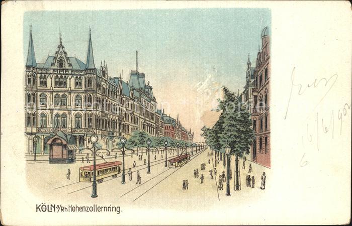 Koeln Rhein Hohenzollernring