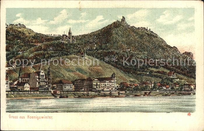 Koenigswinter Teilansicht Drachenburg