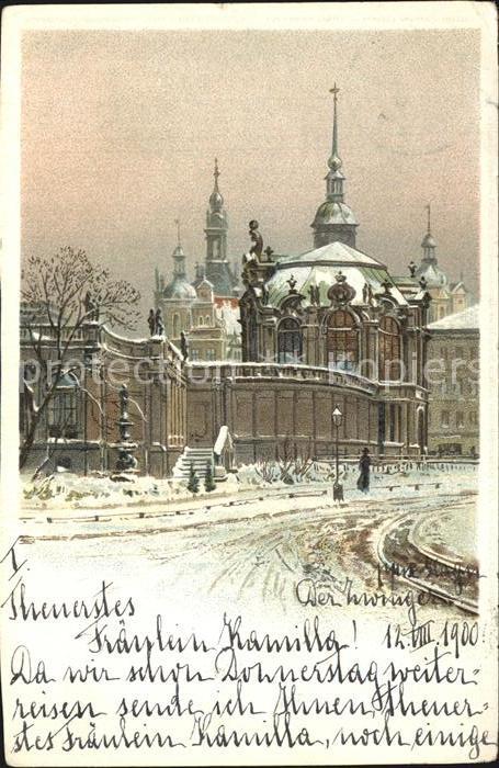 DRESDEN Elbe Der Zwinger