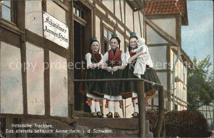 Cassel Kassel Hessische Trachten Schwaelmer Ammenheim
