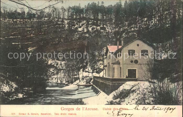Les Clees Gorges de l'Arcuse Usine