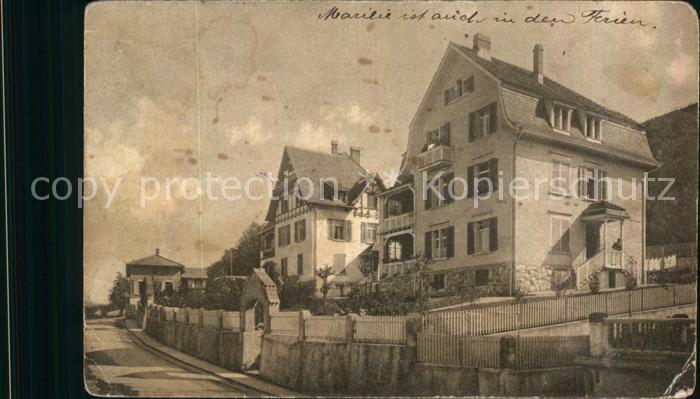 Baden AG Strassenpartie Wohnhaeuser