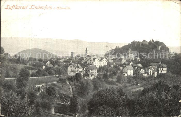 Lindenfels Odenwald Gesamtansicht Luftkurort