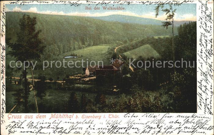 Eisenberg Thueringen Walkmuehle Muehltal