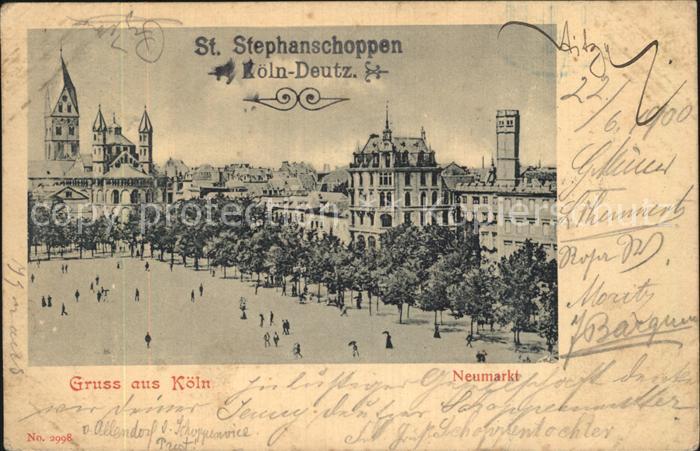 Koeln Rhein Neumarkt