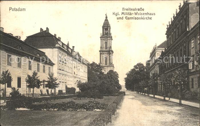 Potsdam Breitestrasse Kgl. Militaer Waisenhaus Garnisonkirche