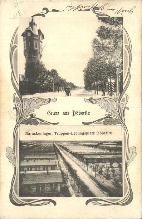 Doeberitz Truppenuebungsplatz Barackenlager