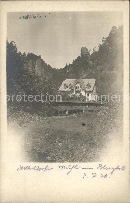 Porschdorf Waltersdorfer Muehle Elbsandsteingebirge