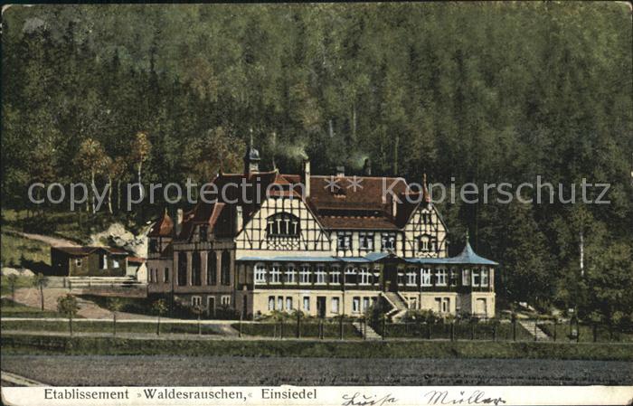 Einsiedel Chemnitz Etablissement Waldesrauschen