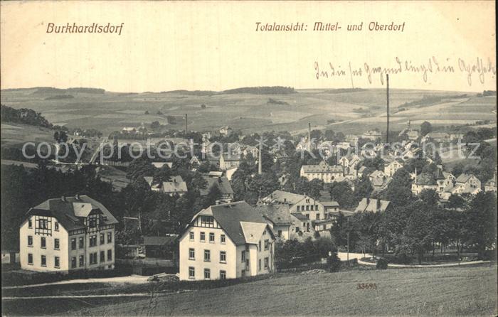 Burkhardtsdorf Totalansicht Mittel und Oberdorf