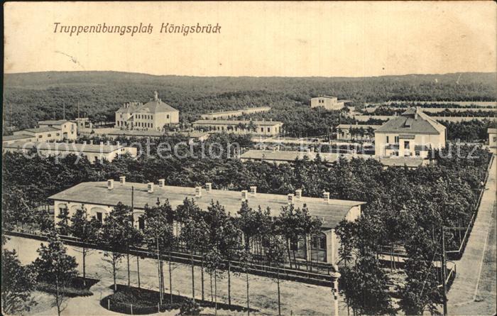 Koenigsbrueck Truppenuebungsplatz Baracken